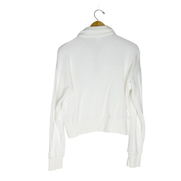 RE/DONE 70s Half-Zip Cotton Sweatshirt Pullover - Picture 6 of 9